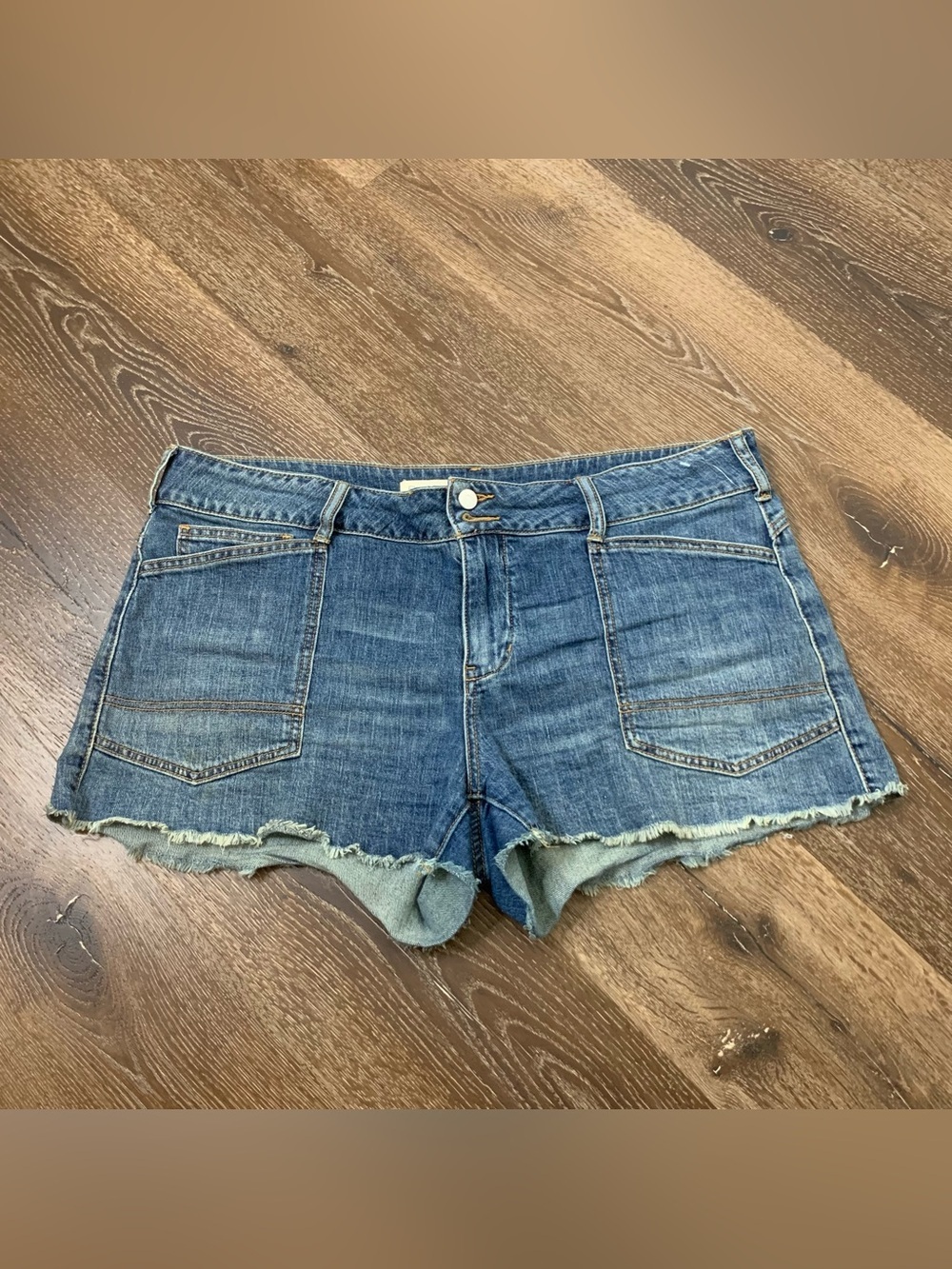 Pilcro Womens blue The Wanderer Shawn shorts 32